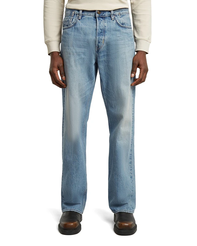 G-STAR Men's Deeggie Relaxed Straight Jeans, Multicoloured (Vintage Cumulus Blue D27736-d499-h484), 36 W/36 L