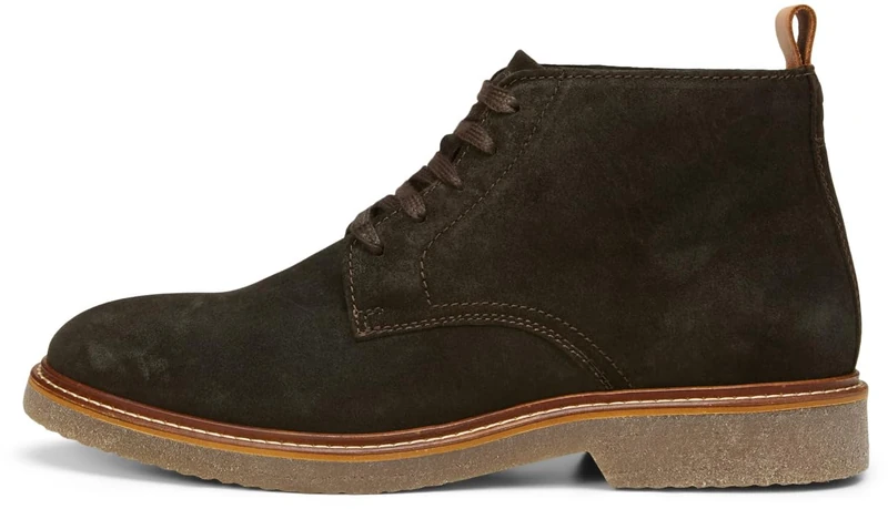 Marc OߴPolo Men’s Elegant Suede Lace-up Shoes, Brown (Coffee), 9