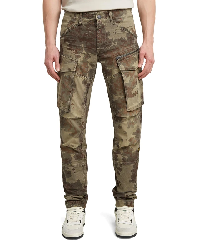 G-STAR 8719965012981 Rovic Zip 3D Regular Tapered Pants, Multicoloured (Vintage Dust Turf Forest Camo D02190-e081-h585), 40 W/32 L