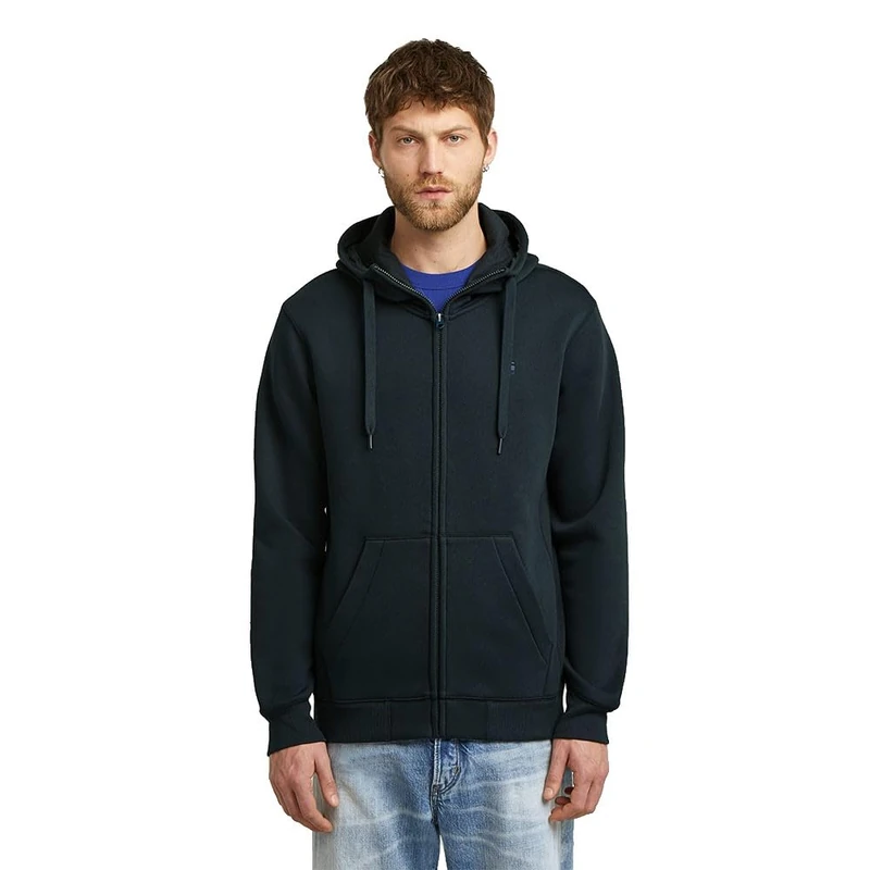 G-STAR Men's Premium Core Hooded Sweater, Blue (Salute D16122-c235-c742), XL