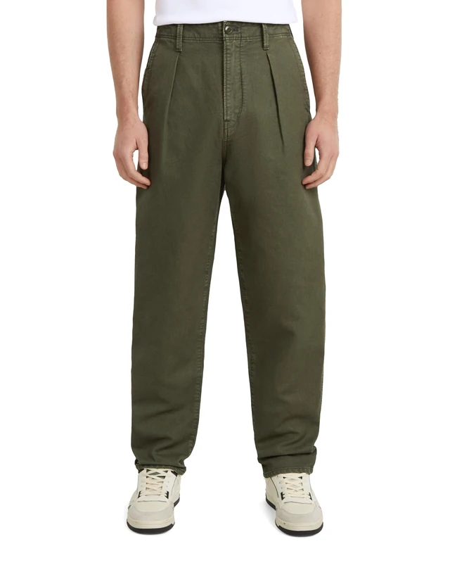 G-STAR 8719965012981 Pleated Chino Relaxed, Grey (Asfalt Gd D24543-d752-b575), 38 W/32 L