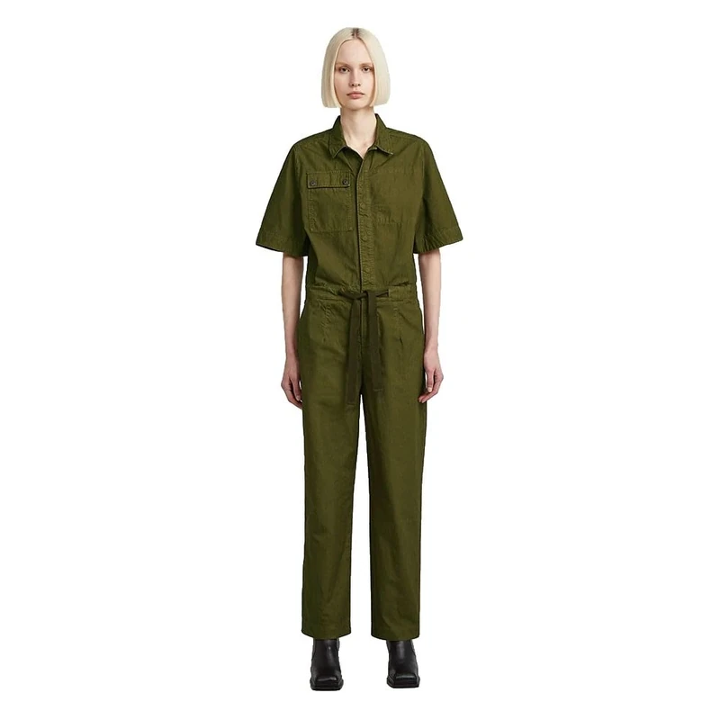 G-STAR Women's Army Jumpsuit Ss Wmn, Green (Dark Olive gd D26923-D388-C793), XL