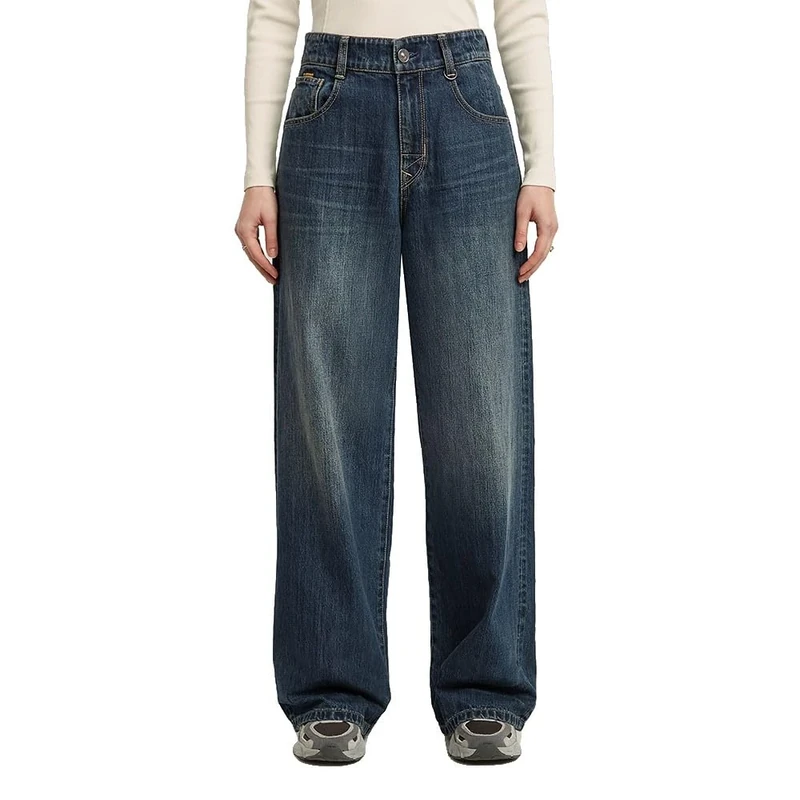 G-STAR Women's Skater High Loose Jeans, Antique Faded Cyclone D25286-d577-h469, 28W x 32L