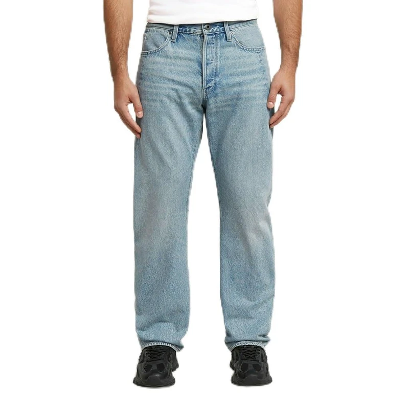 G-STAR Men's Contor 3D Regular Jeans, Sun Faded Pacific Blue D26999-d788-h466, 35 W/34 L
