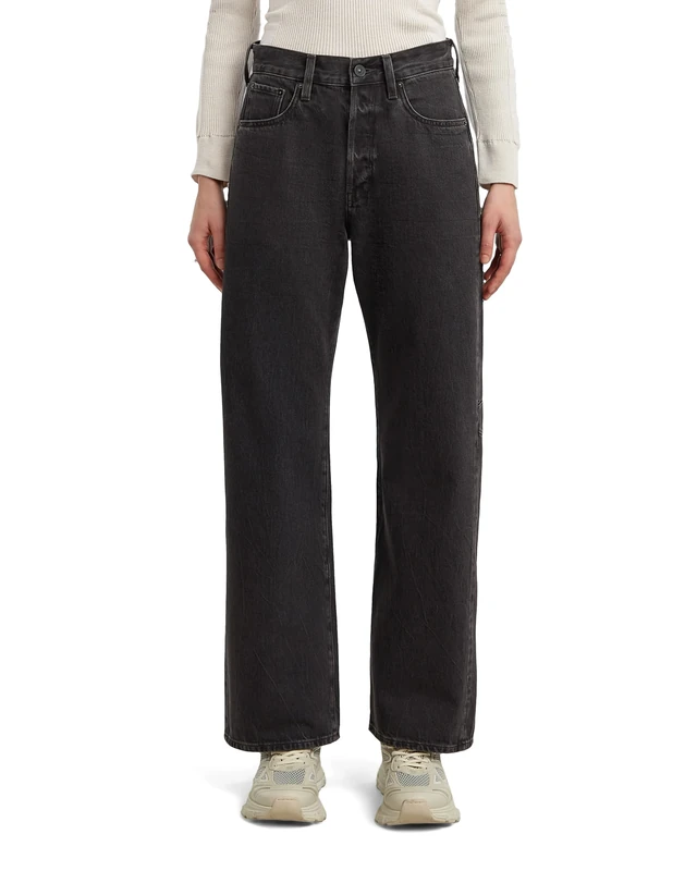 G-STAR Women's Bowey 3D Boyfriend Jeans, Black (Worn in Black Obsidian D25372-d772-g756), 33W x 34L