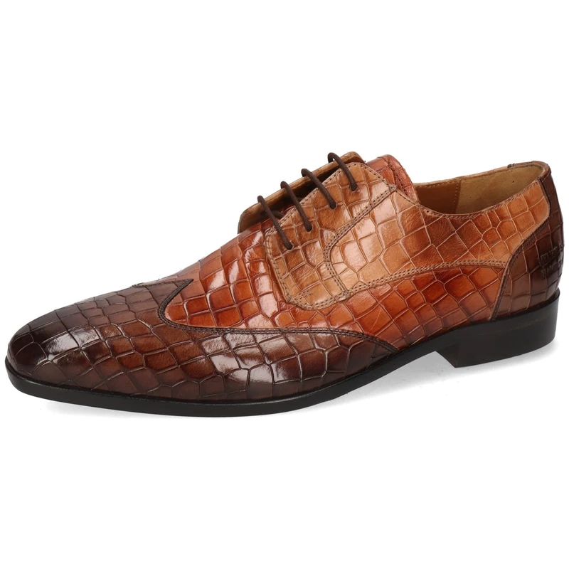 Melvin & Hamilton Men Lance 9 Oxford Flat, Brown, 10 UK