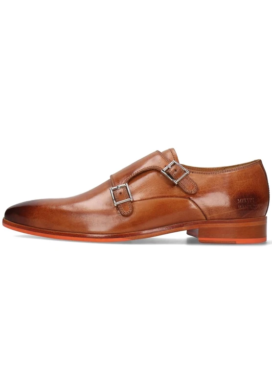 Melvin & Hamilton Men Lance 10 Monk-Strap Loafer - Brown 8 UK