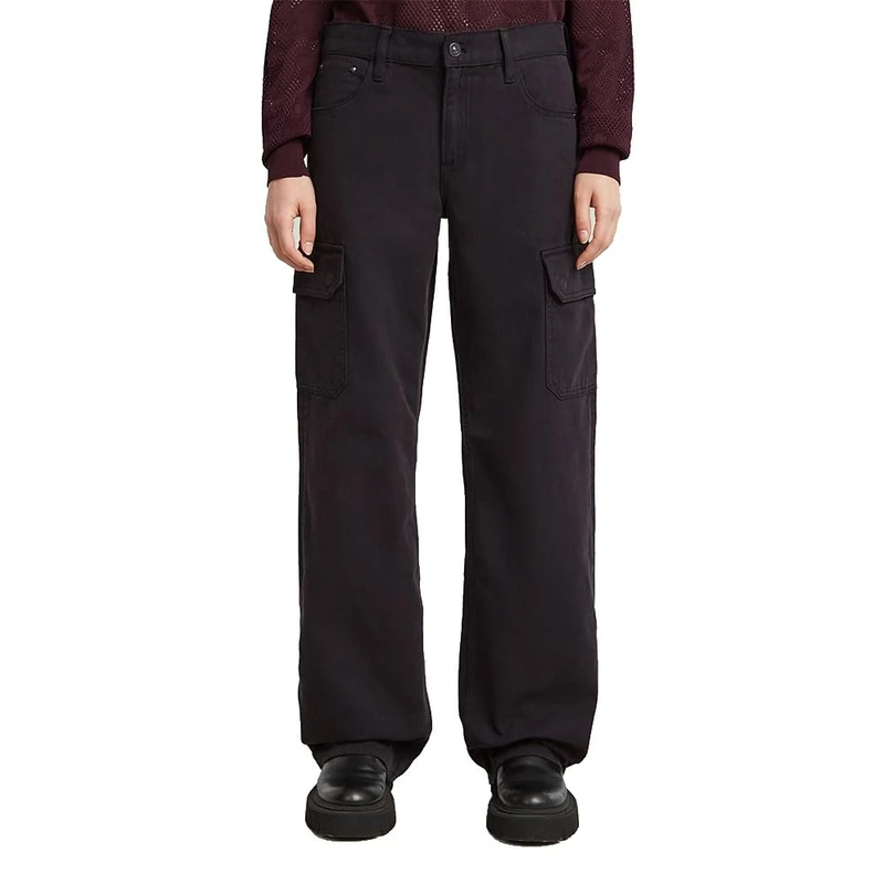 G-STAR Women's Judee Low Waist Cargo Pants, Black (Dk Black Gd D24673-e078-b564), 28W x 34L