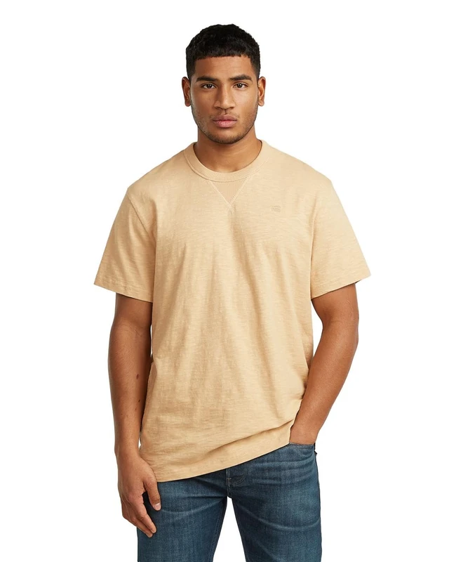 G-Star Men's Nifous T-Shirt, Beige (Elephant Skin D24449-336-g106), XS