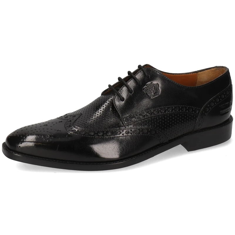 Melvin & Hamilton Men Martin 15 Oxford Flat, Black, 7 UK