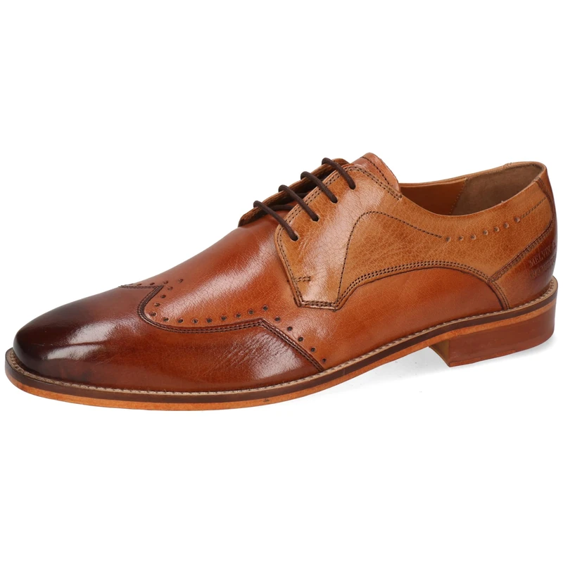 Melvin & Hamilton Men Alex 3 Oxford Flat, Brown, 10 UK
