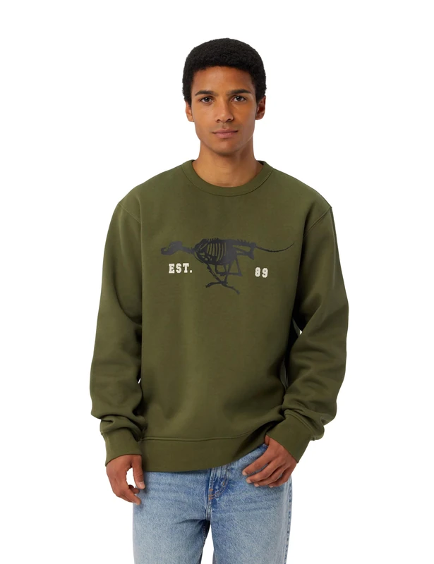 G-STAR Men's Running Dog Back Gr R Sw Sweater, Green (Shadow Olive D27095-d733-b230), XL