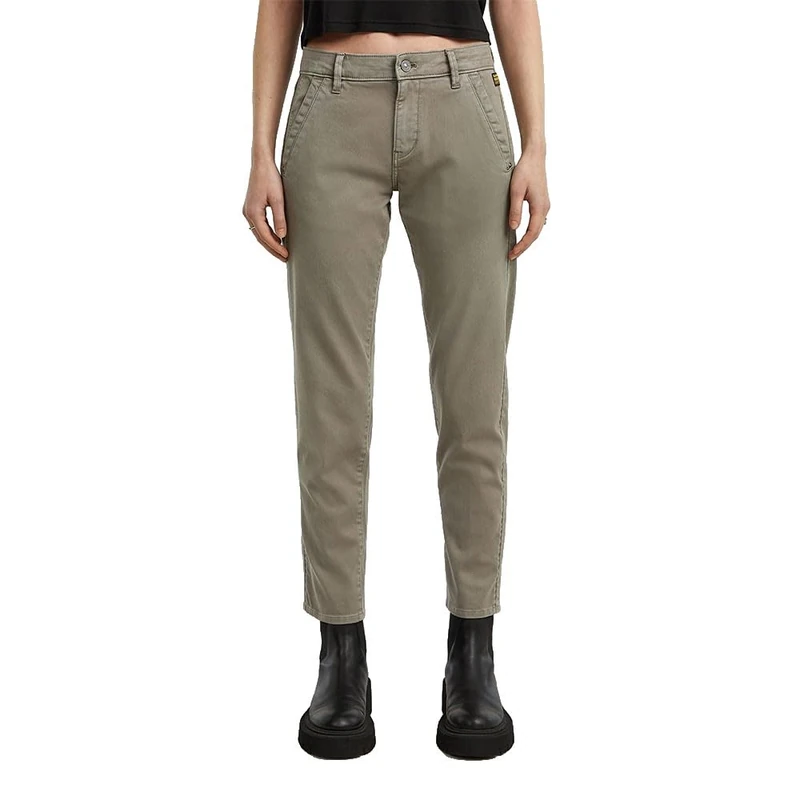 G-STAR Women's Kate Boyfriend Chino Pants, Brown (Turf Gd D25257-c106-c982), 32W x 30L