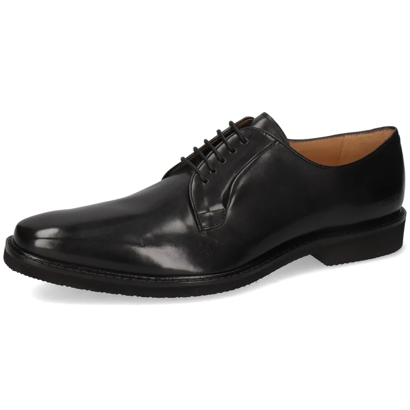 Melvin & Hamilton Men Dino 2 Oxford Flat, Black, 8 UK