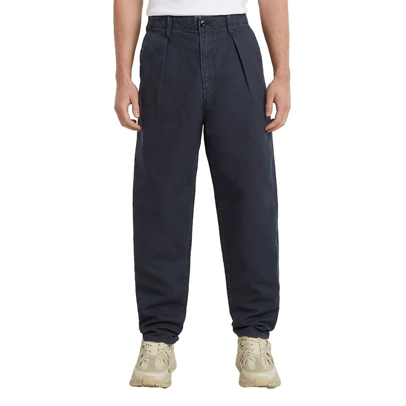 G-STAR Men's Pleated Chino Relaxed Tapered Pants, Blue (Salute Gd D24543-d752-d418), 29 W/30 L