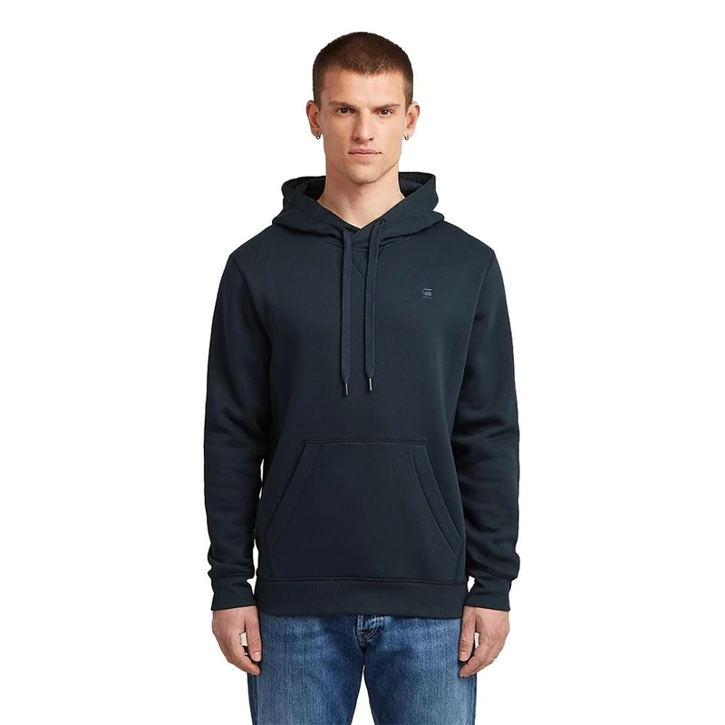 G-STAR 8719965012981 Premium Core Hooded Sweater, Blue (Salute D16121-c235-c742), XL