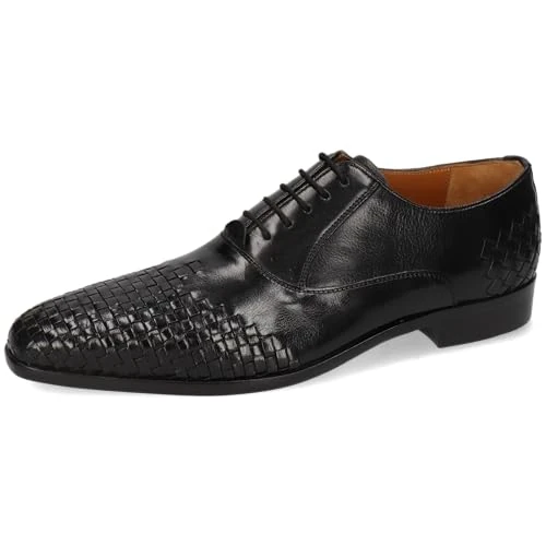 Melvin & Hamilton Men Lewis 17 Oxford, Black, 7 UK