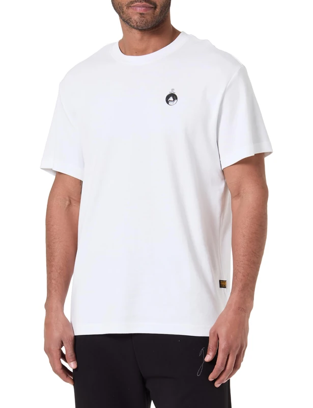 G-STAR 8719965012981 Trims Back Size, White (White D27721-d976-110), XL