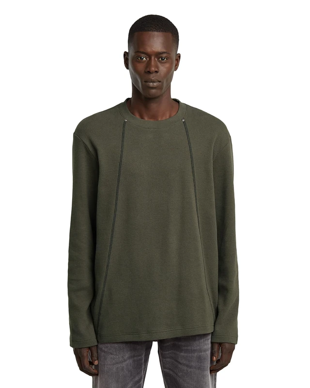 G-STAR Tweeter a line r t ls, Grey (Asfalt D26826-e164-995), XXL