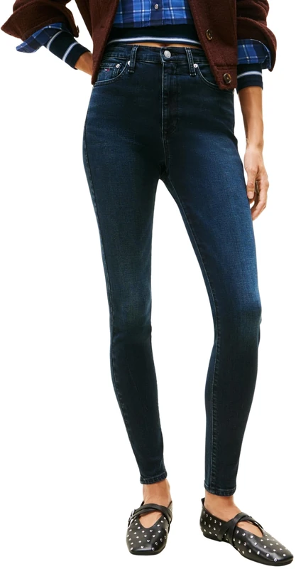 Tommy Jeans Women's Sylvia Skinny Fit Jeans, Blue (Denim Blue Black), 28W/30L