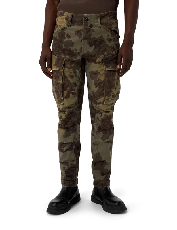 G-STAR 8719965012981 Rovic Zip 3D Regular Tapered Pants, Multicoloured (Vintage Dust Turf Forest Camo D02190-e081-h585), 38 W/32 L