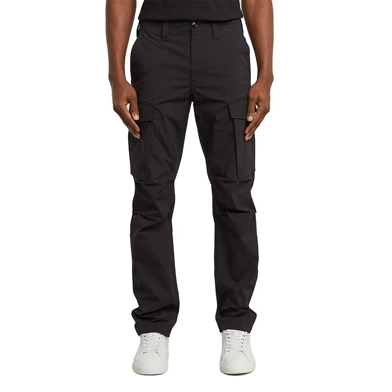 G-STAR Men's Core Regular Cargo Pants, Black (Dk Black D24309-e070-6484), 35 W/36 L