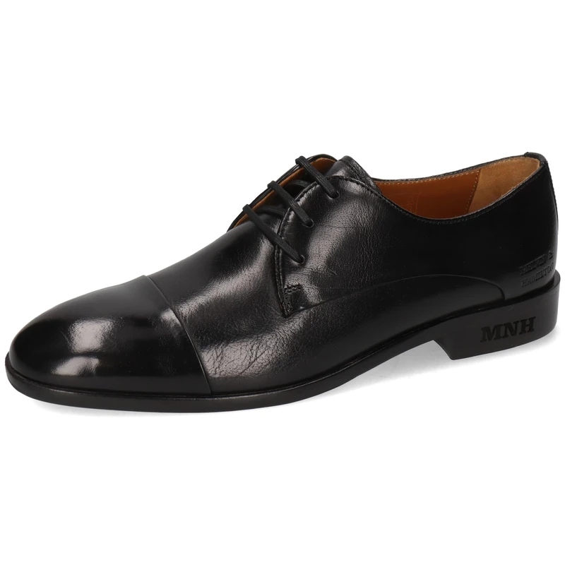 Melvin & Hamilton Men Primo 2 Oxford Flat - Black, 8 UK