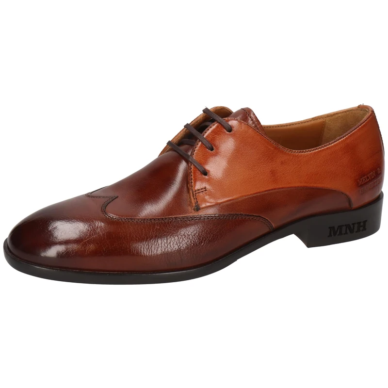 Melvin & Hamilton Men Primo 4 Oxford Flat, Brown, 7 UK