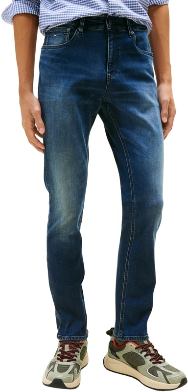 Tommy Jeans Men’s Scanton Slim Fit Jeans, Blue (Denim Dark), 38W/34L