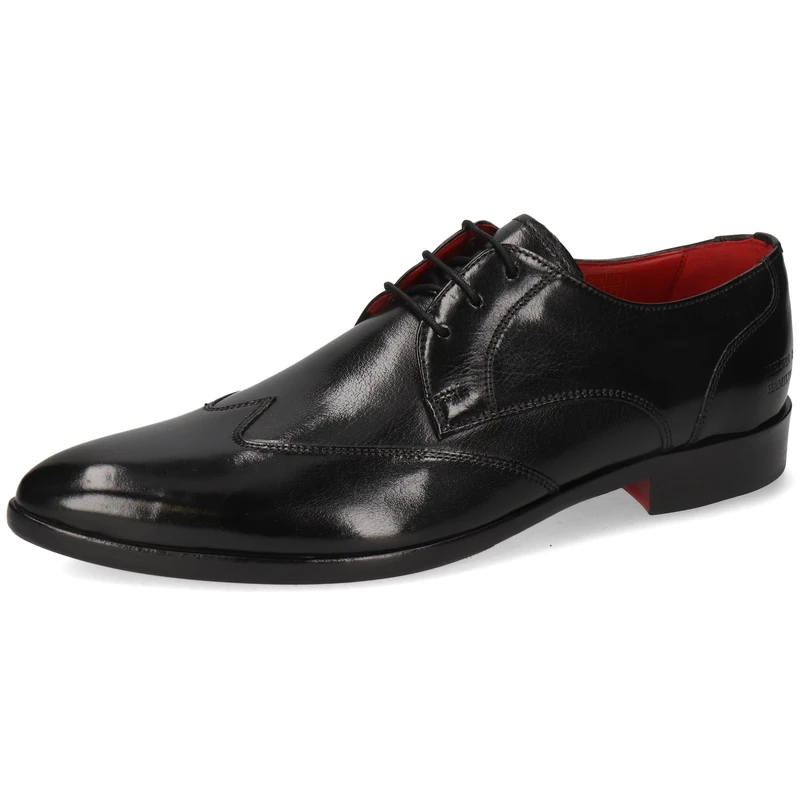 Melvin & Hamilton Men Toni 2 Oxford Flat, Black, 11 UK