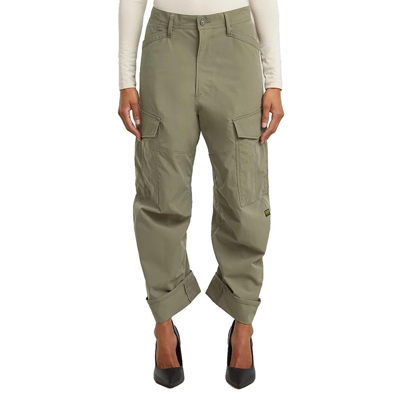 G-STAR 8719965012981 Cargo 3D Boyfriend Pants Wmn, Brown (Turf D27022-d909-273), 26 W