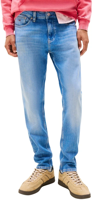 Tommy Jeans Men’s Austin Slim Tapered Fit Jeans, Blue (Denim Medium), 30W/32L