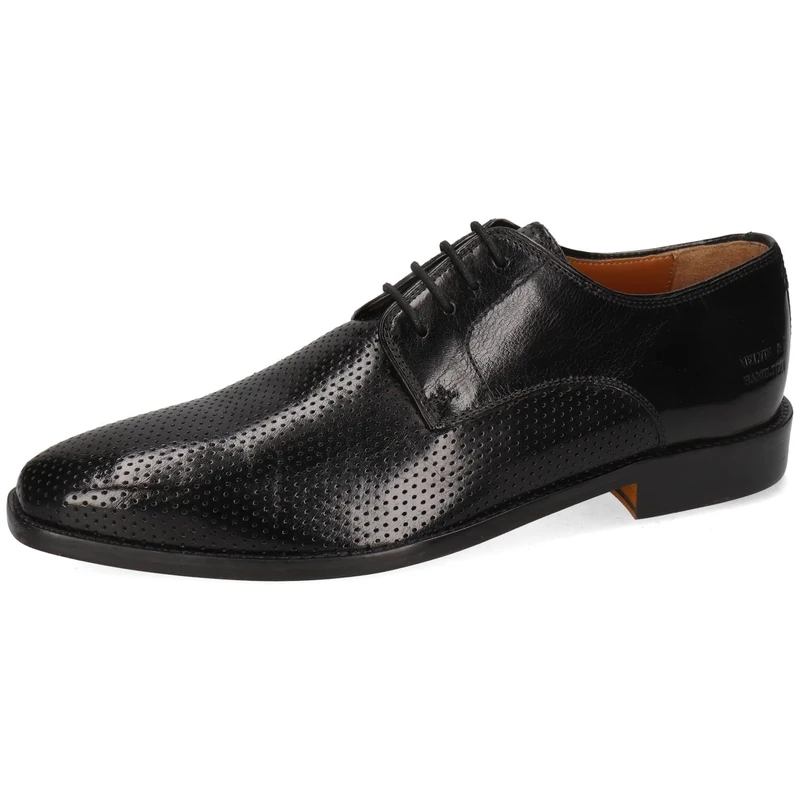 Melvin & Hamilton Men Alex 1 Oxford Flat, Black, 9 UK