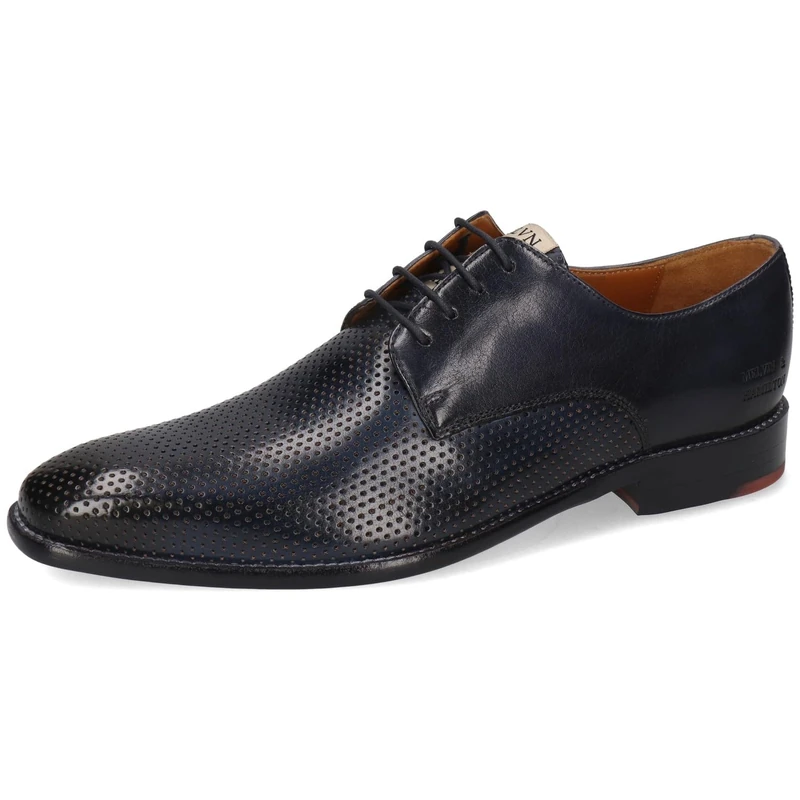 Melvin & Hamilton Men Dylan 5 Oxford Flat, Blue, 7 UK