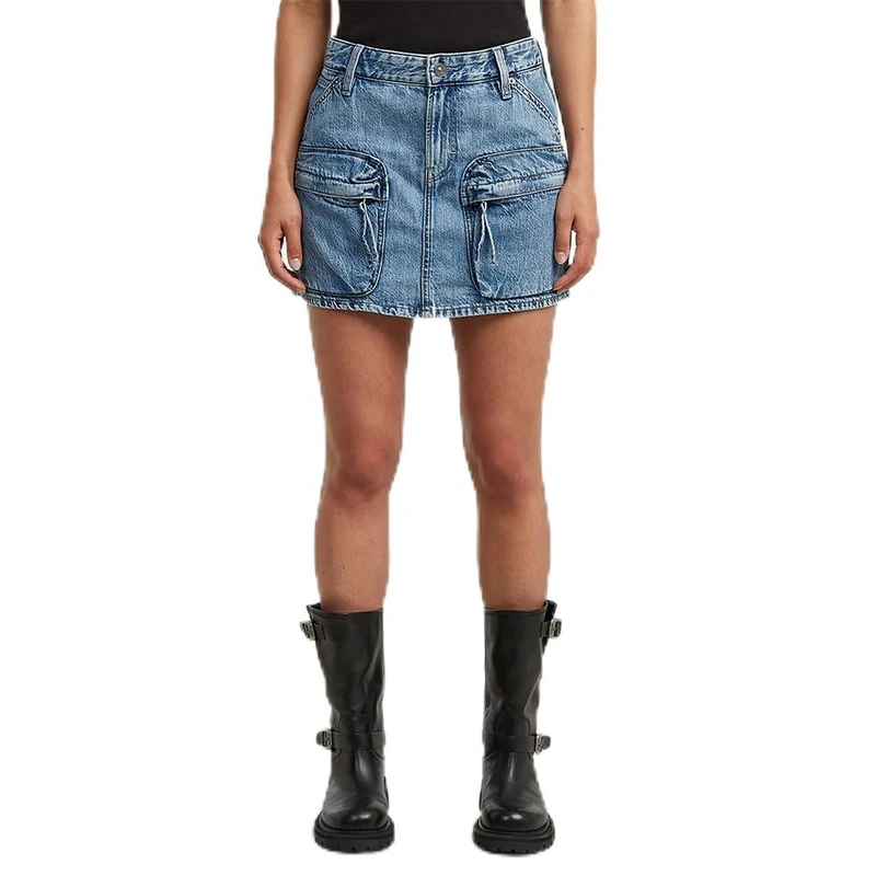 8719965012981 Mini Cargo Skirt Wmn, Faded Blue Star D27703-d536-h550, (24W) EU - Image 1