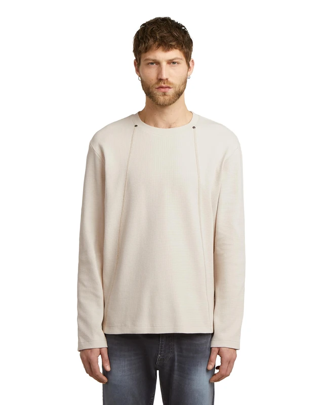 G-STAR Men's Tweeter A Line R T Ls T-Shirt, White (Whitebait D26826-e164-1603), S - Image 1