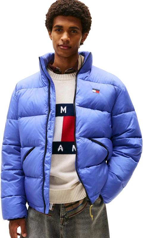 Tommy Jeans Men's Vail Puffer Jacket - Blue, XL