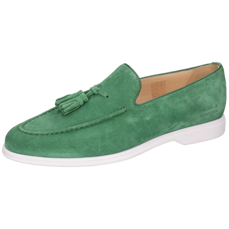 Melvin & Hamilton Men Earl 29 Boat Shoe, Green, 12 UK