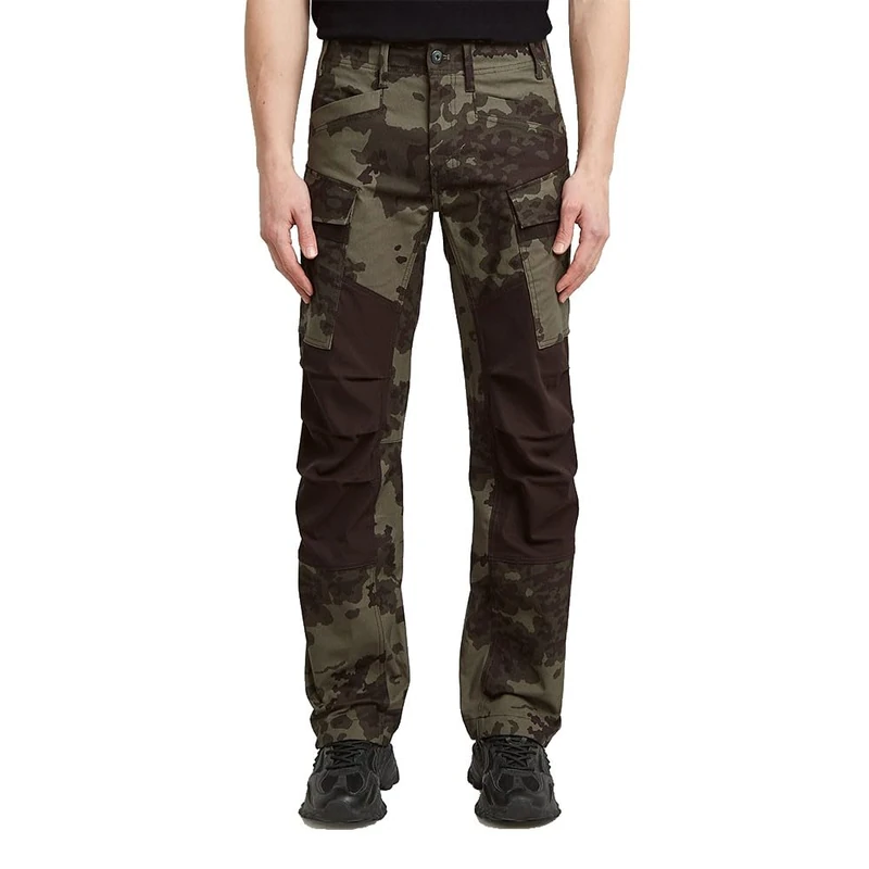 G-STAR 8719965012981 3D Regular Straight Cargo, Multicoloured (Turf Forest Camo D26950-e081-h519), 33 W/32 L