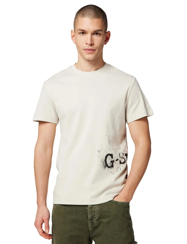 G-STAR 8719965012981 Sprayed Size, White (Whitebait D26819-d976-1603), XL - Image 1
