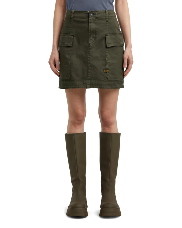 G-STAR 8719965012981 Cargo Mini Skirt, Grey (Asfalt Gd D25235-c106-b575), 29W