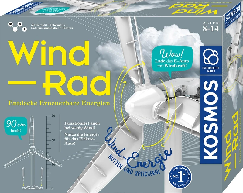 Kosmos Windmill Science Kit - Renewable Energy Toy Set