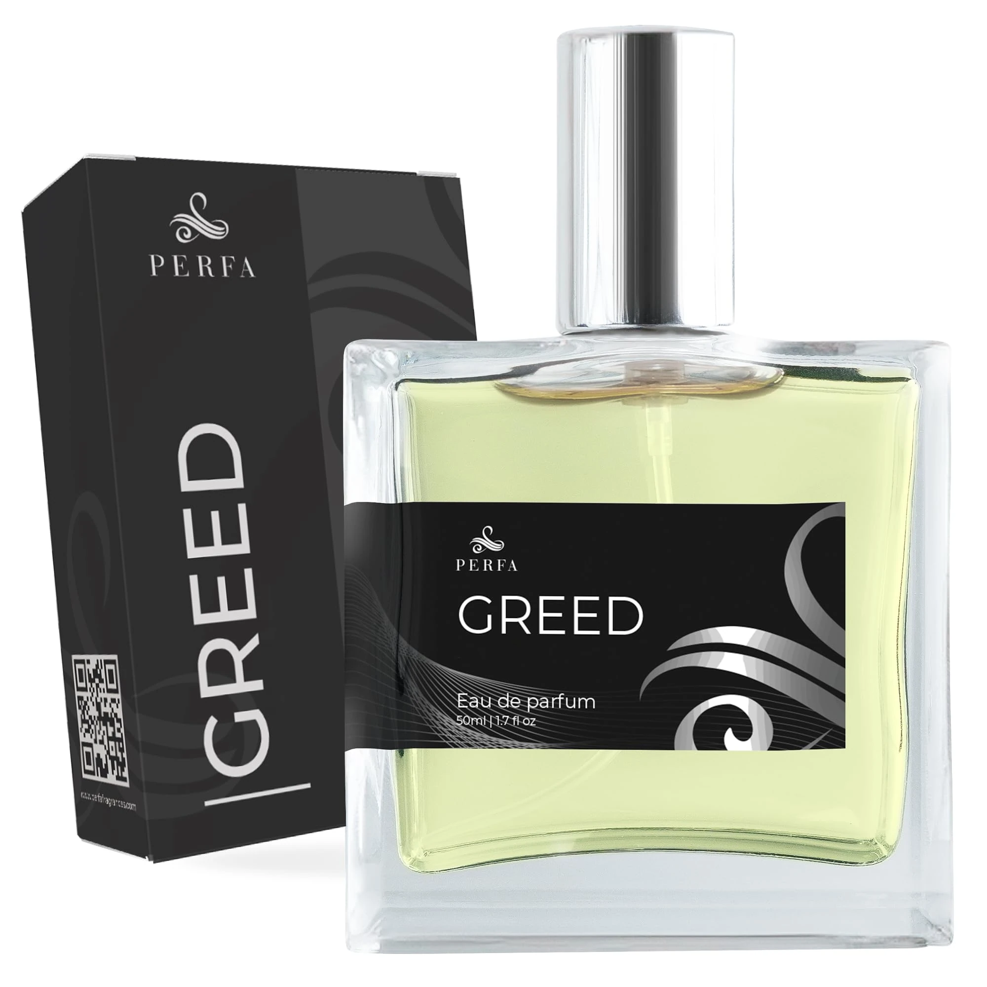 Greed Cologne for Men | Affordable Men Perfume | 12 Hour Lasting Luxury Perfumes for Men | Gift-Ready Men's Cologne | Original Mens Fragrances by Perfa