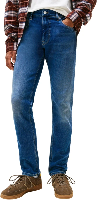 Tommy Jeans Men’s Scanton Slim Fit Jeans, Blue (Denim Dark), 30W/36L