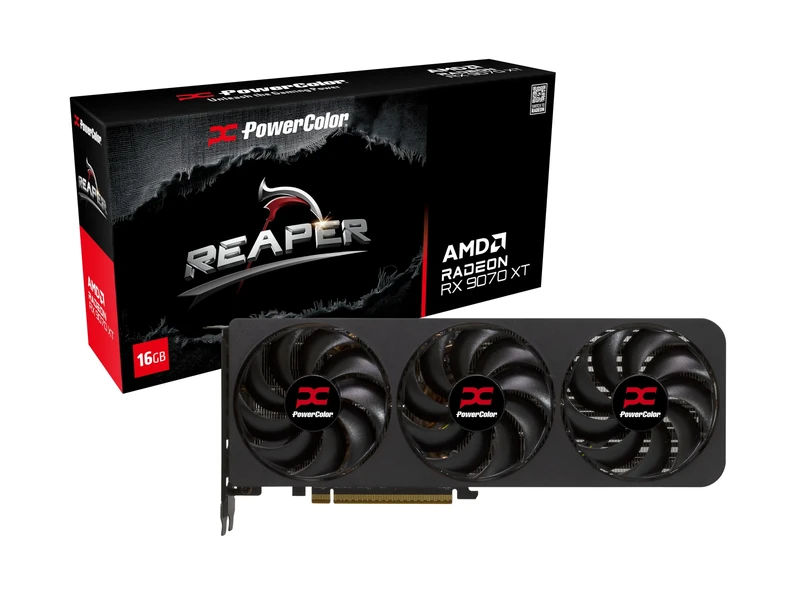 POWERCOLOR Radeon RX 9070 XT Reaper (16GB GDDR6/PCI Express 5.0/2970MHz/20000MHz)