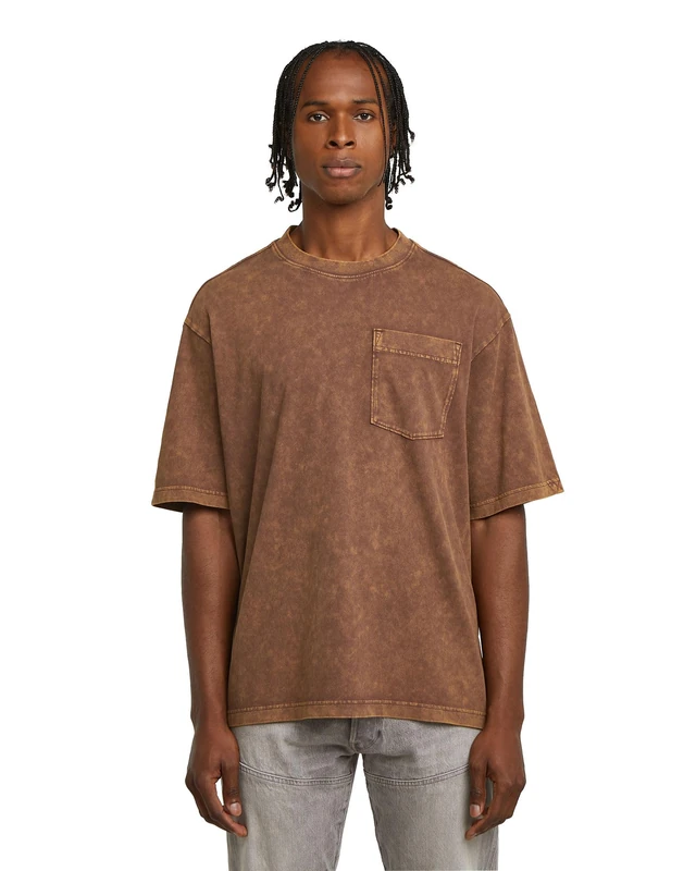 G-STAR 8719965012981 Washed Pocket R T, Brown (Potting Soil Smokey Gd D26825-c756-h591), L