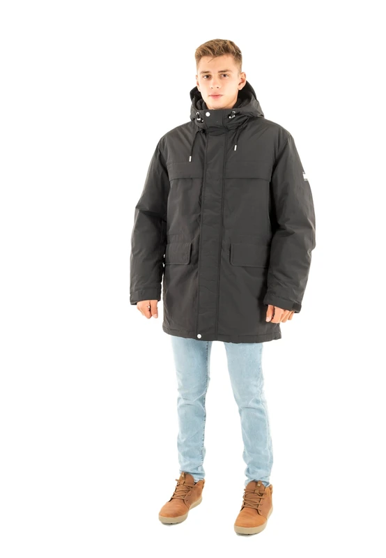 Tommy Jeans Men's TJM City Ready Parka Dm0Dm22251 Coat, Black (Black), XS