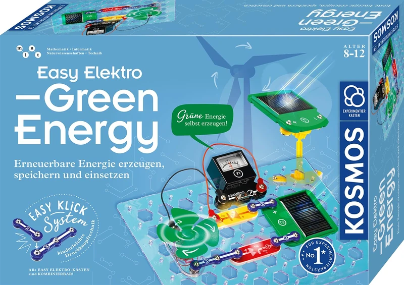 KOSMOS 620684 Easy Electric Green Energy, Amazon Exclusive, Store and Use Renewable Energy, Experiment Box for Children from 8 Years - Image 1