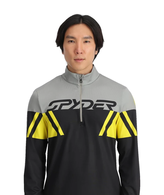 Spyder Paramount 1/2 Zip, Men's, Black, S