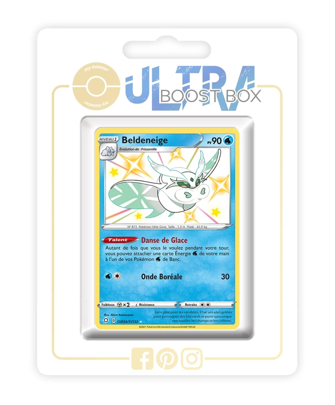 my-booster Beldeneige SV034/SV122 Shiny - 10 Pokemon Cards